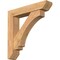 Ekena Millwork Imperial Slat Smooth Bracket w/ Offset Brace, Western Red Cedar, 7 1/2"W x 38"D x 38"H BKT0806X38X38IMP06SWR - alternate 1